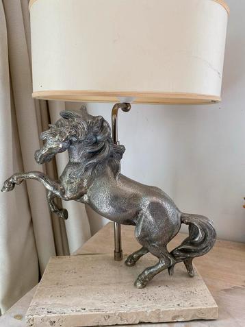 Vintage Paarden Tafellamp beschikbaar voor biedingen