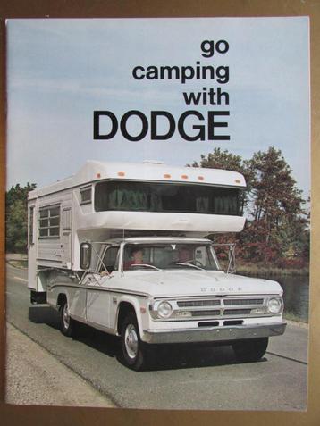 1970 DODGE "Go Camping" brochure, Engels