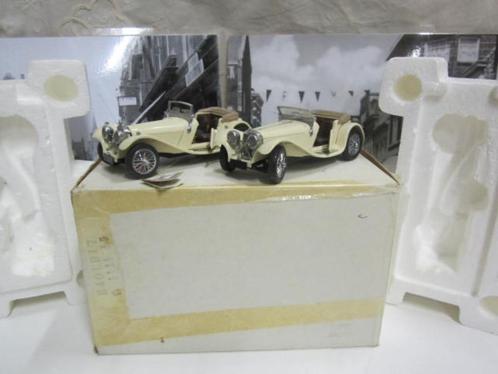 FRANKLIN MINT MODEL AUTO JAGUAR SS -100, Hobby en Vrije tijd, Modelauto's | 1:24, Auto, Ophalen of Verzenden