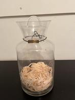 Glazen pot van riviera maison voor in de keuken, Ophalen of Verzenden, Gebruikt