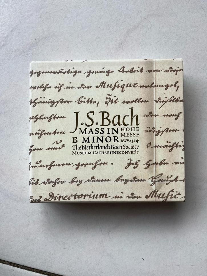 J.S. Bach Mass in B Minor CD Box, Cd's en Dvd's, Cd's | Klassiek, Zo goed als nieuw, Vocaal, Barok, Met libretto, Boxset, Ophalen of Verzenden