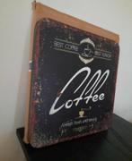 Groot Reclamebord Coffee Best Flavor, Ophalen of Verzenden, Nieuw, Reclamebord