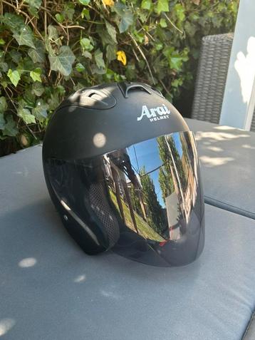 Arai ram 4 scooterhelm motorhelm helm M/L vizier mat zwart  beschikbaar voor biedingen