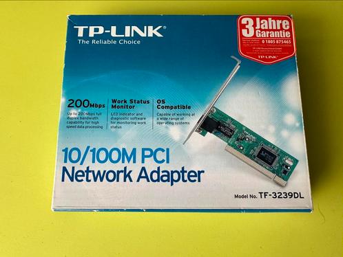 TP-Link 10/100Mbps PCI Network Adapter, Computers en Software, Netwerkkaarten, Zo goed als nieuw, Ophalen of Verzenden