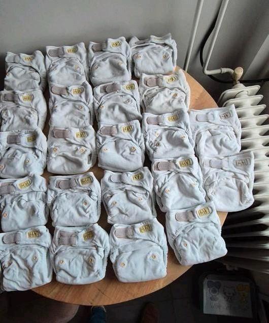 Hu-da wasbare luiers 22 stuks, Kinderen en Baby's, Babykleding | Overige, Gebruikt, Jongetje of Meisje, Ophalen of Verzenden