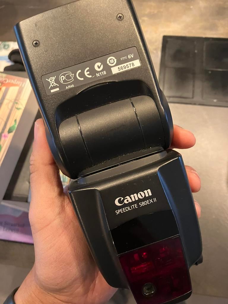 Canon Speedlite 580EX II, Audio, Tv en Foto, Fotografie | Flitsers, Ophalen of Verzenden, Zo goed als nieuw, Canon