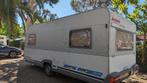 5 persoons caravan Spanje te koop, Caravans en Kamperen, Standaardzit, Koelkast, 2 aparte bedden, Particulier