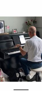 Piano, vandaag te koop en vandaag ophalen., Muziek en Instrumenten, Gebruikt, Piano, Hoogglans, Zwart