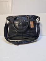 Groot formaat zwart leren tas Cowboysbag., Sieraden, Tassen en Uiterlijk, Tassen | Damestassen, Ophalen of Verzenden, Gebruikt