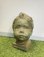 Beeld van kinderhoofd / cherub-achtig portret, Ophalen of Verzenden, Zo goed als nieuw, Mens