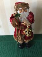Vintage Kerstman met lantaarn 44 cm,, Diversen, Kerst, Ophalen of Verzenden, Zo goed als nieuw