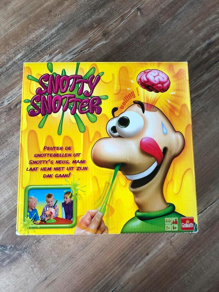 Snotty snotter, Hobby en Vrije tijd, Gezelschapsspellen | Overige, Gebruikt, Drie of vier spelers, Ophalen of Verzenden