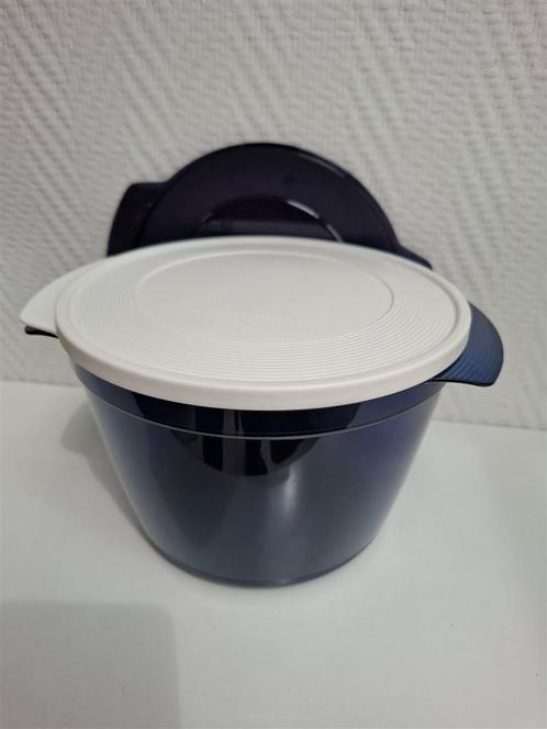 T015 Microcook 3 delig en meer Tupperware, Huis en Inrichting, Keuken | Tupperware, Zo goed als nieuw, Schaal, Blauw, Wit, Ophalen of Verzenden