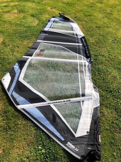 Beëindigen windsurf hobby zeilen 2, Watersport en Boten, Windsurfen, Gebruikt, Zeil, Met draagtas, Ophalen