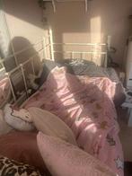 Leuk metalen 1-persoons meidenbed, Ophalen, Gebruikt, 90 cm, Eenpersoons