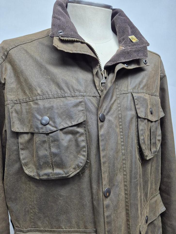 Barbour 'New Utility' wax jas, maat XL Top!, Kleding | Heren, Jassen | Winter, Zo goed als nieuw, Maat 56/58 (XL), Groen, Ophalen