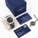 Breitling Navitimer World GMT 46 (Zeer goed/ 2023), Leer, Staal, Breitling, Polshorloge