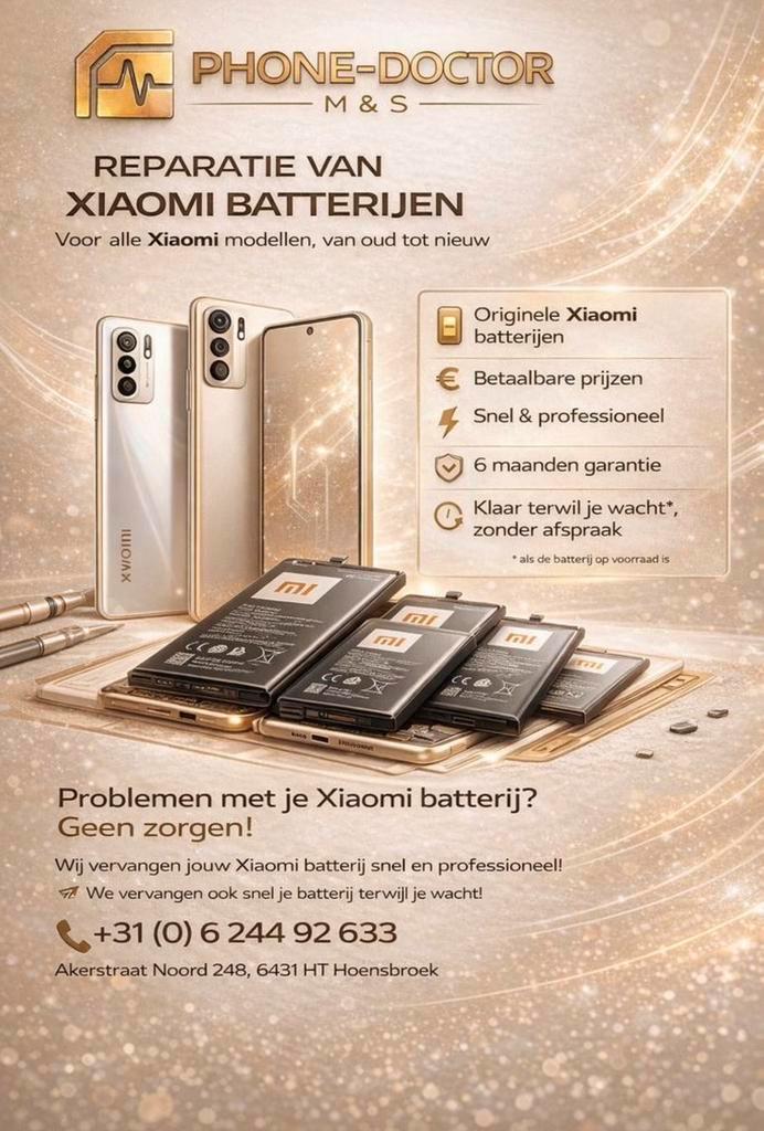 Reparatie van Xiaomi Batterijen, Computers en Software, USB Sticks, Zo goed als nieuw, 128 GB, Ophalen of Verzenden
