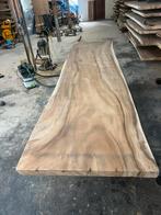 Boomstamtafel 400 x 100 x 8cm (46), 100 tot 150 cm, Nieuw, Ophalen of Verzenden, Ars longa