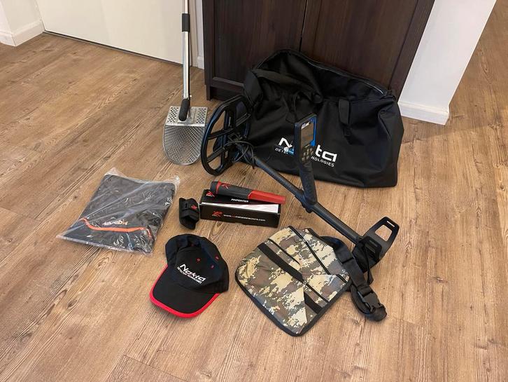 Nokta Double Score Metaaldetector + XP MI-4 Pinpointer, Hobby en Vrije tijd, Metaaldetectors, Zo goed als nieuw, Meer dan 30 cm