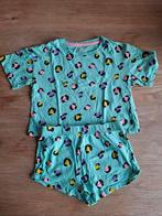 Hema mintgroene panterprint pyjama maat 98/104, Nacht- of Onderkleding, Meisje, Ophalen of Verzenden, Zo goed als nieuw