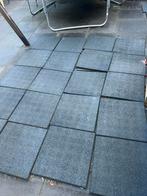 Rubberen tegels 31 stuks, Tuin en Terras, Tegels en Klinkers, Ophalen, Gebruikt, Rubber, Overige typen
