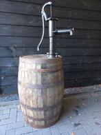 Regenton Zwengelpomp Whiskeyvat 200 liter, Tuin en Terras, Regentonnen, Ophalen, 150 liter of meer, Nieuw, Met pomp