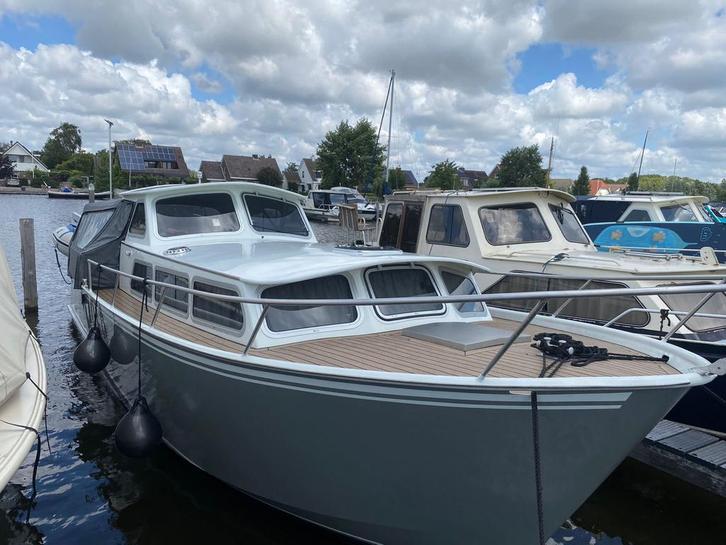 Van Wijk Braassermermeerkruiser 9,00 lang 2,80 breed, Watersport en Boten, Motorboten en Motorjachten, Gebruikt, Staal, 6 tot 9 meter