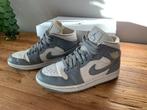 WMNS Air Jordan 1 Mid Stealth Sneakers Maat 38, Nike Air Jordan, Ophalen of Verzenden, Sneakers of Gympen, Grijs