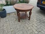 mooie massief eiken ronde antieke bijzettafel, Antiek en Kunst, Antiek | Meubels | Tafels, Ophalen of Verzenden