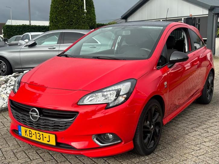 Opel Corsa 1.0 Color Edition OPC Line Rood 2016 (bj 2016), Auto's, Opel, Bedrijf, Te koop, Corsa, ABS, Achteruitrijcamera, Airbags