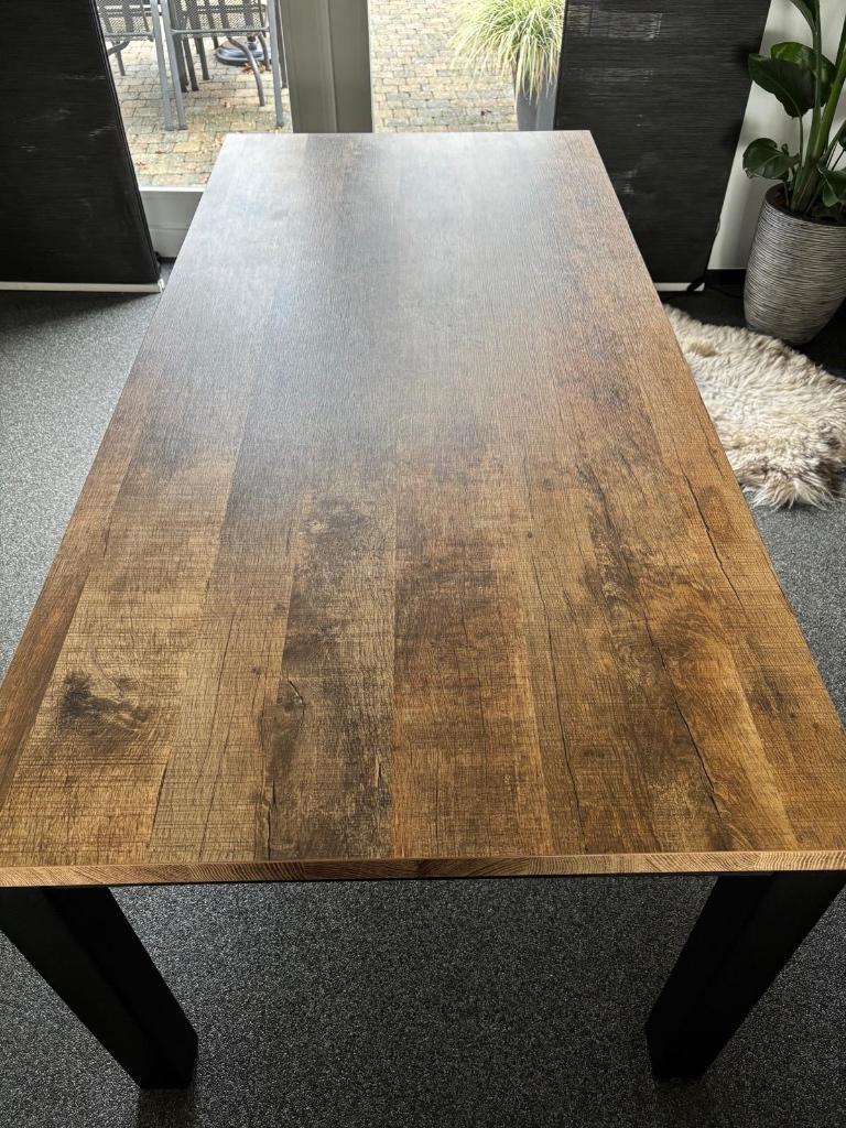 Eetkamertafel, Ophalen, Gebruikt, 50 tot 100 cm, Vijf personen of meer