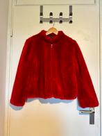 Zara Trf outerwear new red soft fur jacket on size M / 38., Nieuw, Zara Trafaluc, Maat 38/40 (M), Ophalen of Verzenden