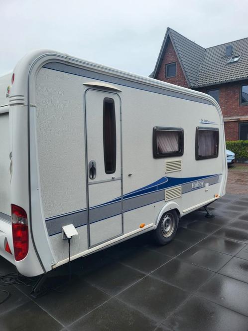 Hobby de Luxe 440SF 2009, Mover (2021) en Luifel (2024), Caravans en Kamperen, Caravans, Particulier, tot en met 4, 1000 - 1250 kg