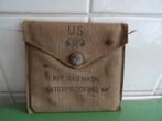 Oude canvas reparatiekit gasmasker, Ophalen, Landmacht, Amerika, Overige typen