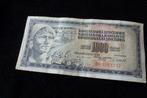 Banknote - Joegoslavie 1000 dinara 1981zf (bb 529, Ophalen of Verzenden, Joegoslavië, Los biljet
