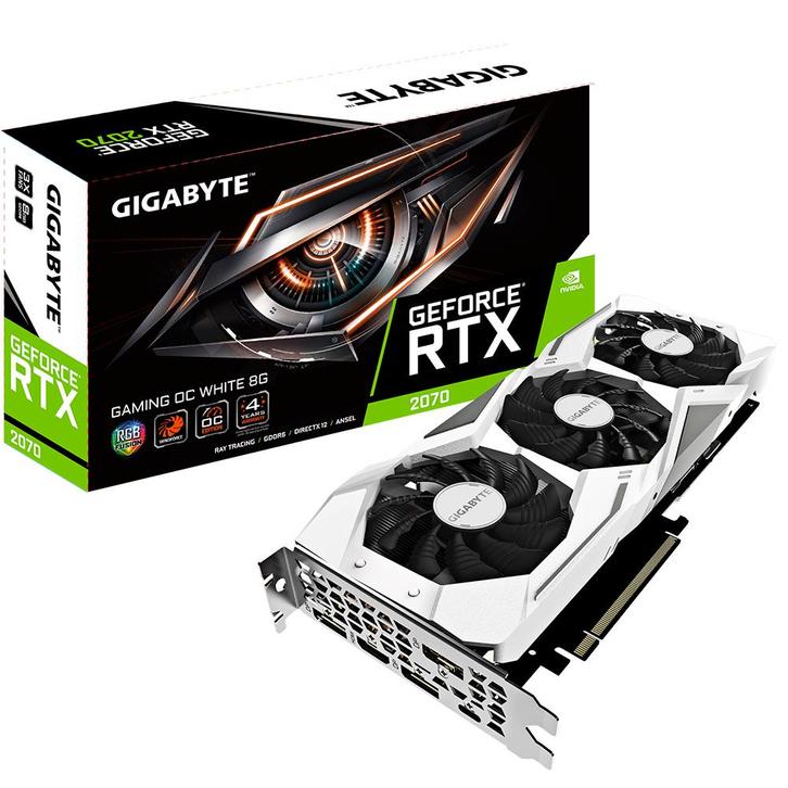 Geforce RTX 2070 White - Witte Videokaart, Computers en Software, Videokaarten, Gebruikt, Nvidia, PCI-Express 3.0, GDDR6, HDMI