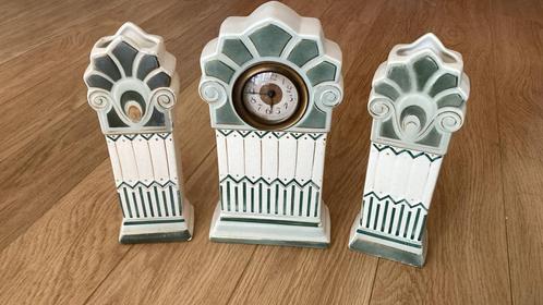 Art Deco keramisch klokstel – ca. 1920 – model 309, Antiek en Kunst, Curiosa en Brocante, Ophalen