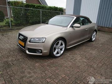 Audi A5 3.2 V6 Cabrio S-Line Leder Navi (bj 2010, automaat) beschikbaar voor biedingen