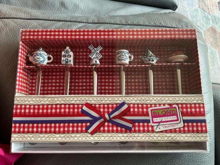 Blond Amsterdam Theelepels - Set van 6, Huis en Inrichting, Keuken | Servies, Nieuw, Overige typen, Blond Amsterdam, Overige materialen