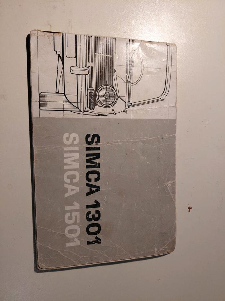 Instructieboek Simca 1301 & 1501 - 1970, Boeken, Auto's | Folders en Tijdschriften, Overige merken, Ophalen of Verzenden