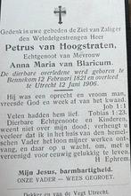 Petrus van Hoogstraten Bennekom 1821, Ophalen of Verzenden