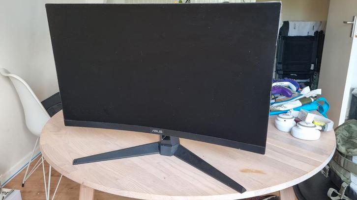 ASUS TUF Gaming VG27WQ1B - 27" 165Hz Curved gaming monitor, Computers en Software, Monitoren, Gebruikt, 151 t/m 200 Hz, DisplayPort