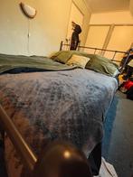 Gietijzeren bed 180x200 cm, Huis en Inrichting, Slaapkamer | Bedden, Ophalen, Bruin, Tweepersoons, Zo goed als nieuw