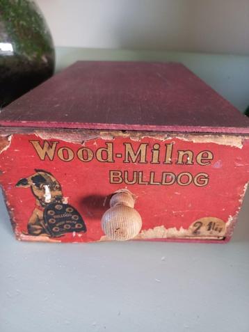 Antieke Bonzo Woodmilne houten opberglade!! beschikbaar voor biedingen