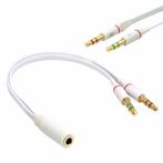 SmartPhone Headset Adapter --> 3.5mm Female Jack Splitter, Verzenden, Nieuw, Apple iPhone