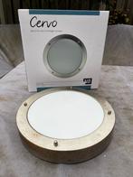 Karwei Cervo plafonnière badkamer (28 cm ø x 4,5 cm hoog), Ophalen, Gebruikt, Glas