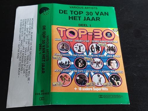 DE TOP 30 VAN HET JAAR DEEL 1 (CASSETTEBANDJE), Cd's en Dvd's, Cassettebandjes, Zo goed als nieuw, Origineel, Verzamelalbums, 1 bandje