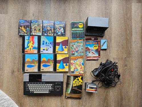 MSX Console + Games, Spelcomputers en Games, Spelcomputers | Overige, Zo goed als nieuw, Ophalen of Verzenden