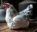 Landelijke witte KIP ~ 19 x 14 cm ~ DECORATIE, Antiek en Kunst, Ophalen of Verzenden